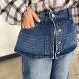 ラップ風レイヤーデニムワイドパンツ | non-hedge | 詳細画像16