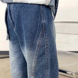 ラップ風レイヤーデニムワイドパンツ | non-hedge | 詳細画像19