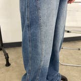 ラップ風レイヤーデニムワイドパンツ | non-hedge | 詳細画像21