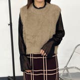 ベージュ | シャギークルーベスト | non-hedge 