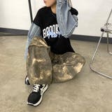 ベージュ | 柄カーゴパンツ | non-hedge