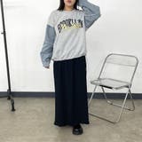 袖デニム切替ロゴプルオーバー | non-hedge  | 詳細画像22 