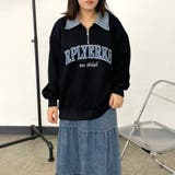 襟デニムロゴプルオーバー | non-hedge  | 詳細画像9 