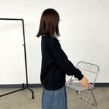 襟デニムロゴプルオーバー | non-hedge  | 詳細画像10 