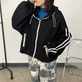 袖ライン切替ZIPパーカー | non-hedge  | 詳細画像2 