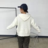 デニム切替ニットパーカー | non-hedge  | 詳細画像10 