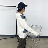 デニム切替ニットパーカー | non-hedge  | 詳細画像8 