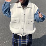 アイボリー | 袖デニムジャケット | non-hedge