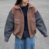 袖デニムジャケット | non-hedge | 詳細画像1