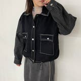 ブラック | 袖デニムジャケット | non-hedge