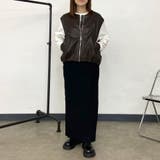 ノーカラー合成皮革ベスト | non-hedge  | 詳細画像25 