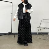 ノーカラー合成皮革ベスト | non-hedge  | 詳細画像8 