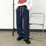 ブルー | 暖ラインイージーパンツ | non-hedge