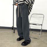 チャコール | 暖ラインイージーパンツ | non-hedge