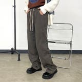 ブラウン | 暖ラインイージーパンツ | non-hedge