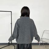襟付きロゴニットカーディガン | non-hedge  | 詳細画像24 