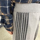 ラインニットワイドパンツ | non-hedge | 詳細画像13