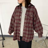 レッド | チェックビッグシャツ | non-hedge 