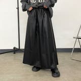 合成皮革フレアスカート | non-hedge  | 詳細画像9 