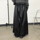 合成皮革フレアスカート | non-hedge  | 詳細画像13 