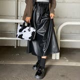 合成皮革フレアスカート | non-hedge  | 詳細画像20 