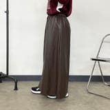 合成皮革フレアスカート | non-hedge  | 詳細画像5 