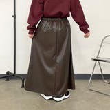 合成皮革フレアスカート | non-hedge  | 詳細画像7 