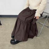 合成皮革ティアードスカート | non-hedge  | 詳細画像8 