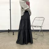 合成皮革ティアードスカート | non-hedge  | 詳細画像5 