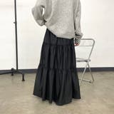 合成皮革ティアードスカート | non-hedge  | 詳細画像6 