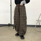 チェックカーゴパンツ | non-hedge  | 詳細画像3 