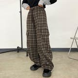 チェックカーゴパンツ | non-hedge  | 詳細画像5 