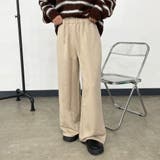 ベージュ | タックワイドパンツ | non-hedge 