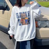 オートミール | ネコプリントプルオーバー | non-hedge 