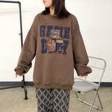 ブラウン | ネコプリントプルオーバー | non-hedge 