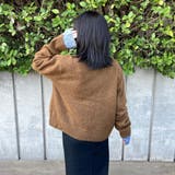 襟付きデニム切替ニットカーディガン | non-hedge  | 詳細画像22 