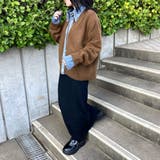 襟付きデニム切替ニットカーディガン | non-hedge  | 詳細画像24 