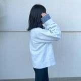 襟付きデニム切替ニットカーディガン | non-hedge  | 詳細画像32 