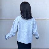 襟付きデニム切替ニットカーディガン | non-hedge  | 詳細画像33 