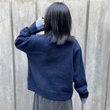 襟付きデニム切替ニットカーディガン | non-hedge  | 詳細画像44 