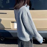 襟付きデニム切替ニットカーディガン | non-hedge  | 詳細画像57 