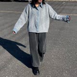 襟付きデニム切替ニットカーディガン | non-hedge  | 詳細画像59 