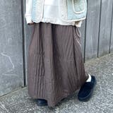 ブラウン | 切替コクーンスカート | non-hedge 
