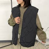 ブラック | キルトZIPベスト | non-hedge 