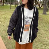 キルト切替ケーブルカーディガン | non-hedge  | 詳細画像13 