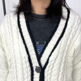 キルト切替ケーブルカーディガン | non-hedge  | 詳細画像22 