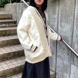 キルト切替ケーブルカーディガン | non-hedge  | 詳細画像5 