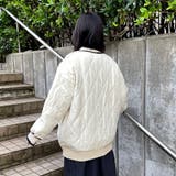 キルト切替ケーブルカーディガン | non-hedge  | 詳細画像6 