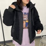 キルト切替ボアフードブルゾン | non-hedge  | 詳細画像10 