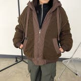 キルト切替ボアフードブルゾン | non-hedge  | 詳細画像1 